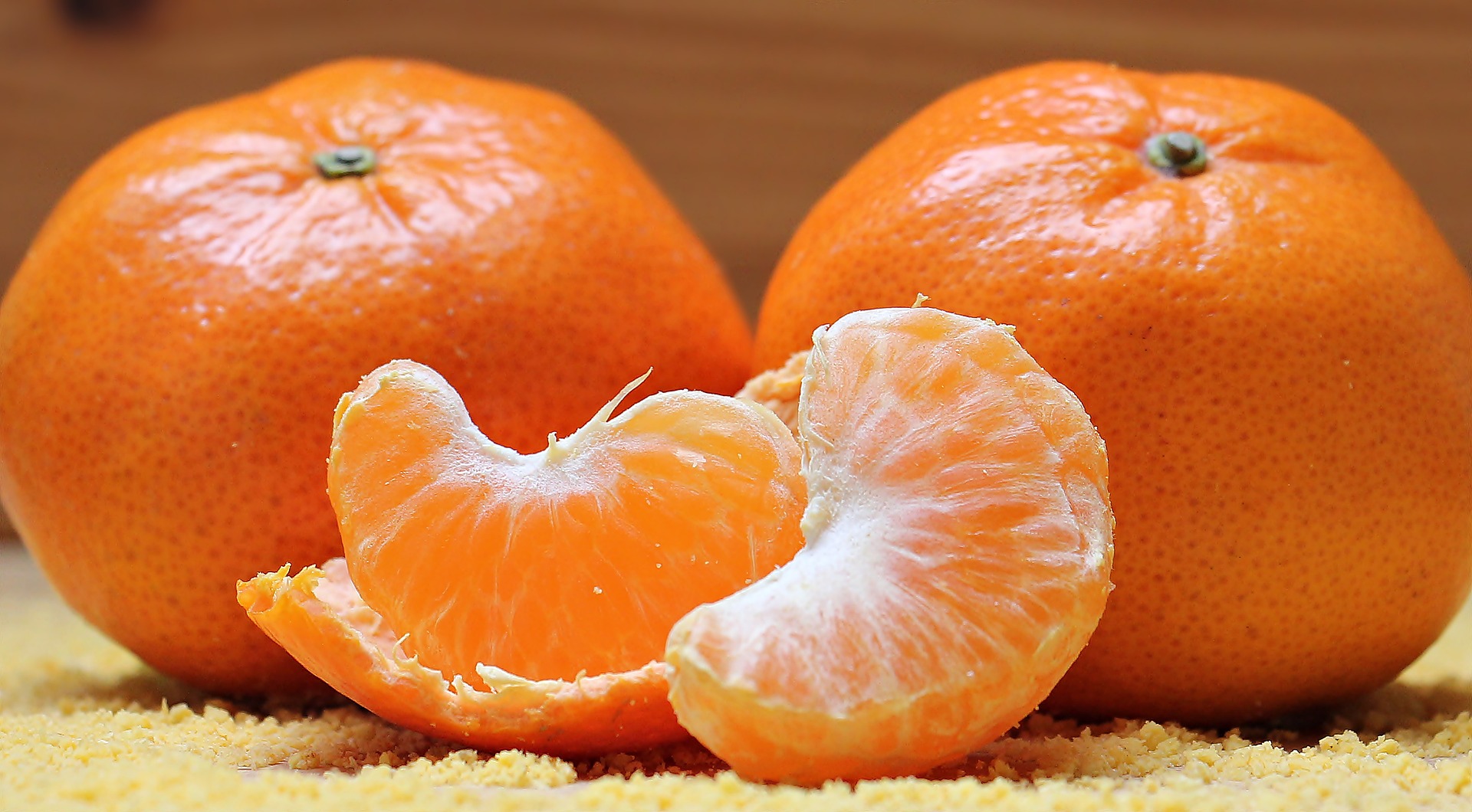 Mandarine épluchée